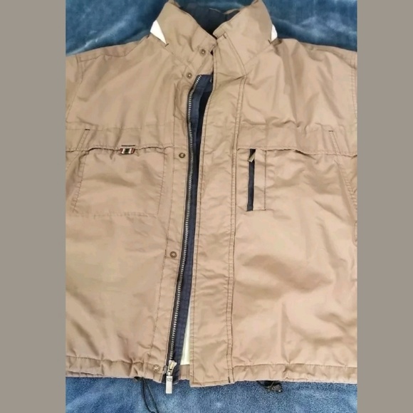 Bill Blass Jacket Men's XL Khaki/brown outwear coa - Picture 2 of 6